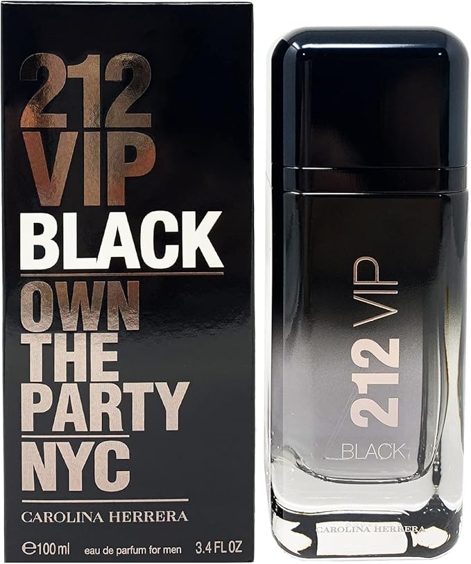 Carolina Herrera 212 VIP Black | Bold & Aromatic Eau de Parfum-100ml