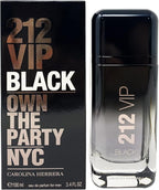Carolina Herrera 212 VIP Black | Bold & Aromatic Eau de Parfum-100ml