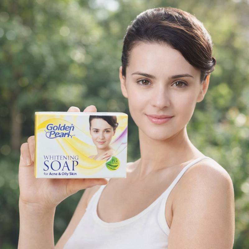 Golden Pearl Whitening Soap | Specialized Acne & Oily Skin Formula