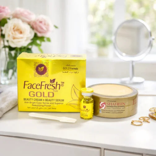Face Fresh Gold Beauty Cream & Beauty Serum Combo