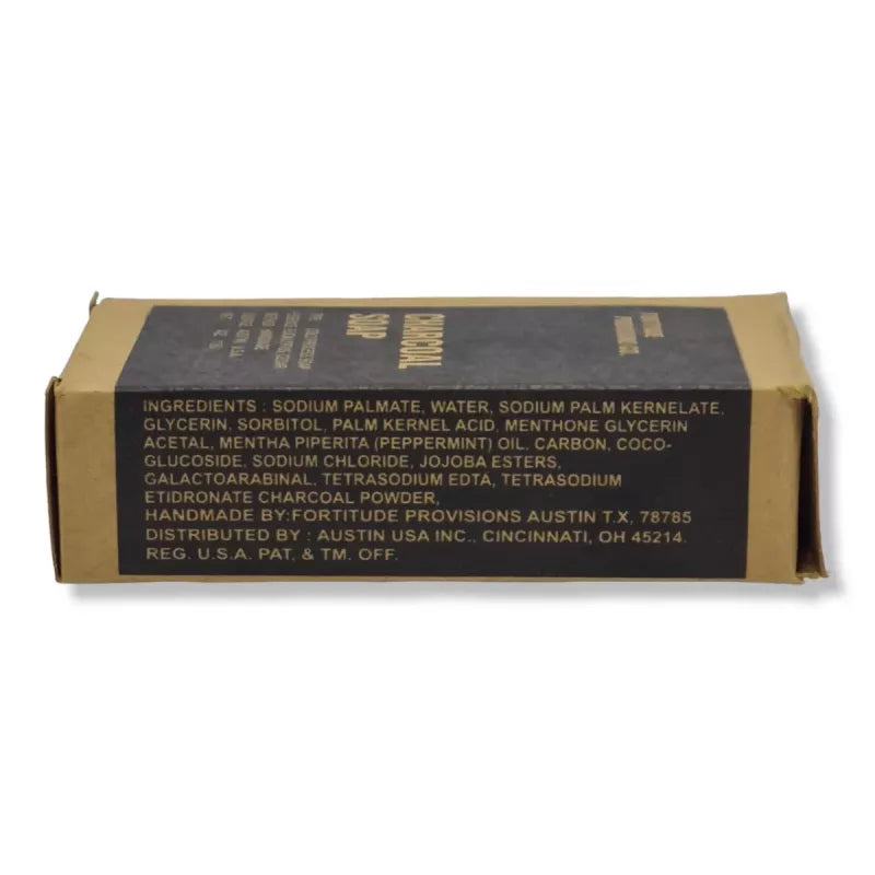 Fortitude Charcoal Soap | Deep Cleansing & Moisturizing Power