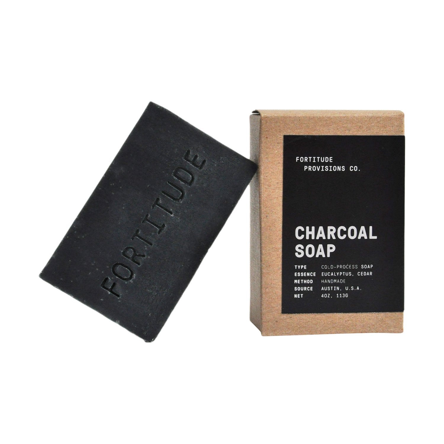 Fortitude Charcoal Soap | Deep Cleansing & Moisturizing Power