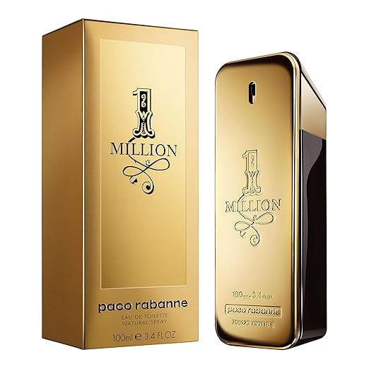 Paco Rabanne 1 Million Eau De Toilette | The Gold Standard of Masculinity-100ml