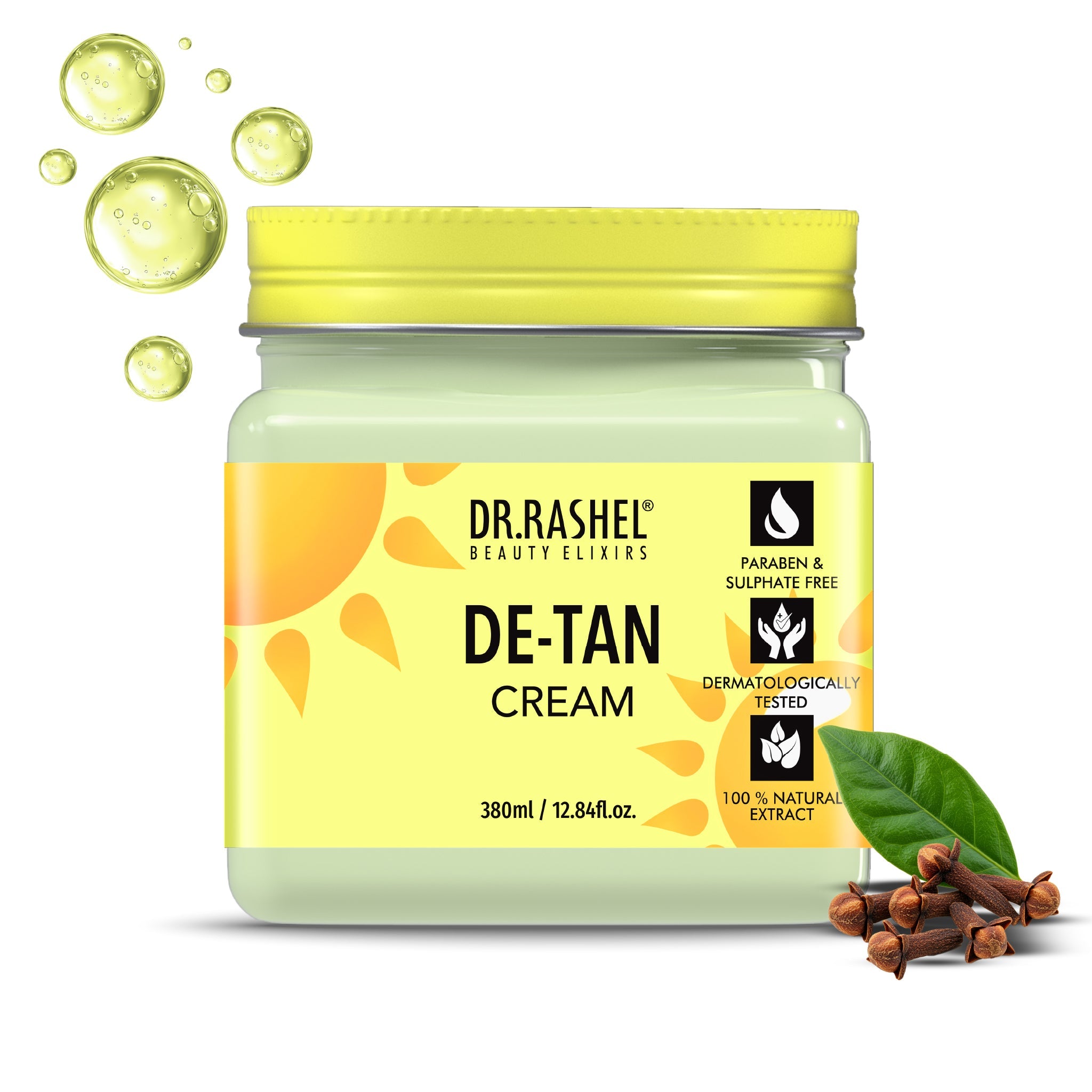 Dr. Rashel De-Tan Brightening & Glow Care Combo Kit | Cream + Scrub + Face Pack + Gel | Skin Brightening, Hydration & Even Tone Skincare Set (380ml)