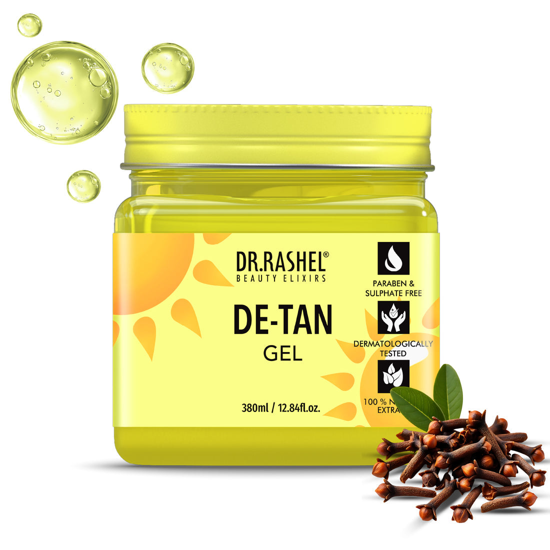 Dr. Rashel De-Tan Brightening & Glow Care Combo Kit | Cream + Scrub + Face Pack + Gel | Skin Brightening, Hydration & Even Tone Skincare Set (380ml)